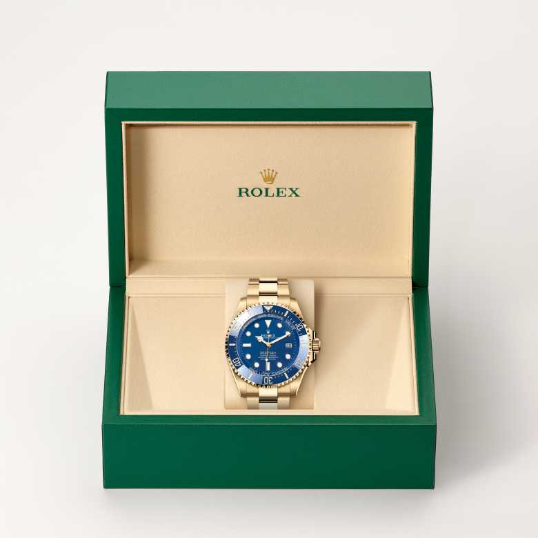 Rolex Deepsea腕錶18K黃金款，M136668LB-0001 - 寶鴻堂鐘表