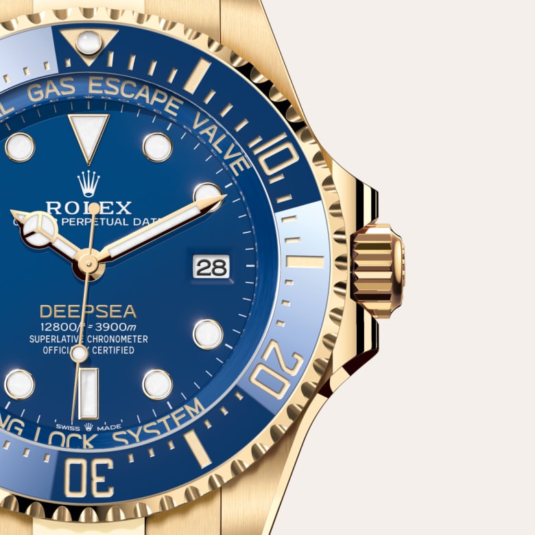 Rolex Deepsea腕錶18K黃金款，M136668LB-0001 - 寶鴻堂鐘表