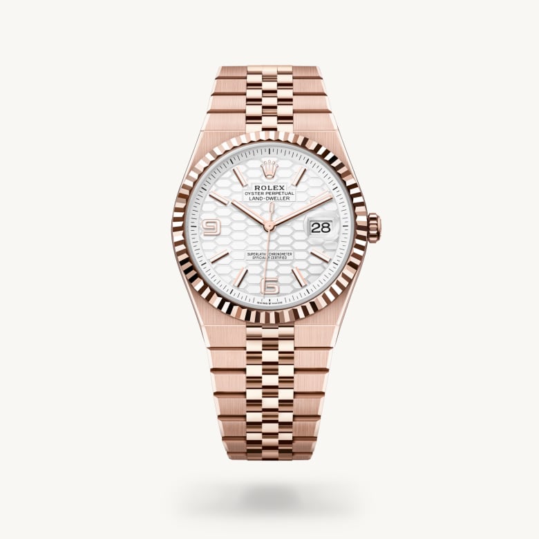 Rolex Land-Dweller腕錶18K永恒玫瑰金款，M127335-0001 - 寶鴻堂鐘表