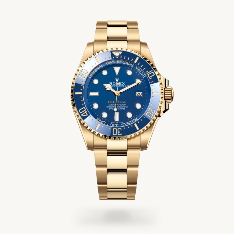 Rolex Deepsea腕錶18K黃金款，M136668LB-0001 - 寶鴻堂鐘表