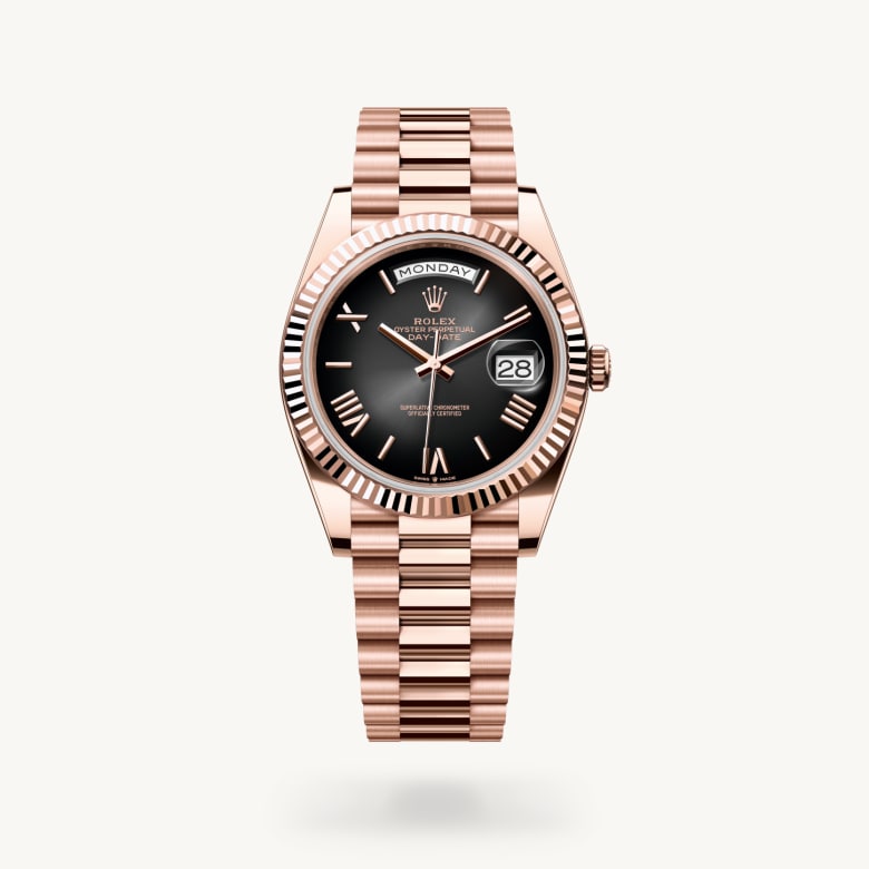 Rolex Day-Date腕錶18K永恒玫瑰金款，M228235-0055 - 寶鴻堂鐘表