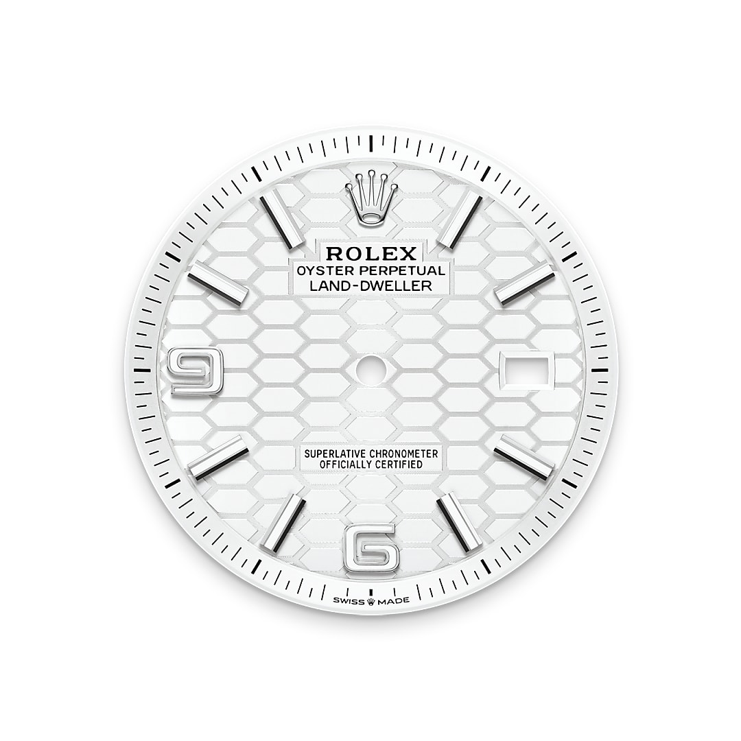 Rolex Land-Dweller腕錶白色黃金及蠔式鋼款，M127334-0001 - 寶鴻堂鐘表