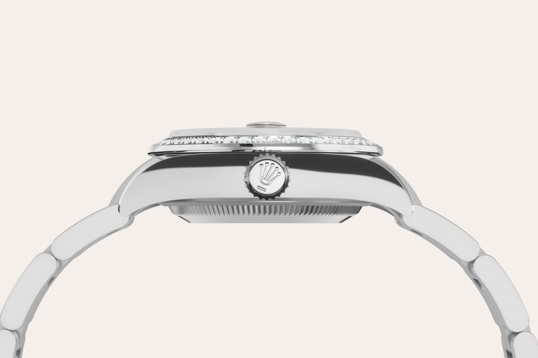 Rolex Lady-Datejust腕錶鑽石、白色黃金及蠔式鋼款，M279384RBR-0004 - 寶鴻堂鐘表