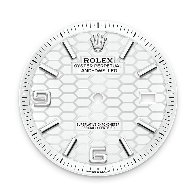 Rolex Land-Dweller腕錶白色黃金及蠔式鋼款，M127334-0001 - 寶鴻堂鐘表