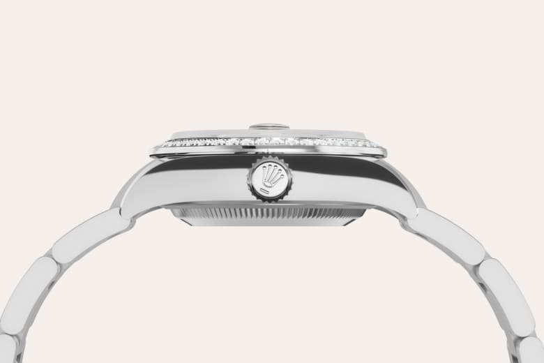 Rolex Lady-Datejust腕錶鑽石、白色黃金及蠔式鋼款，M279384RBR-0004 - 寶鴻堂鐘表