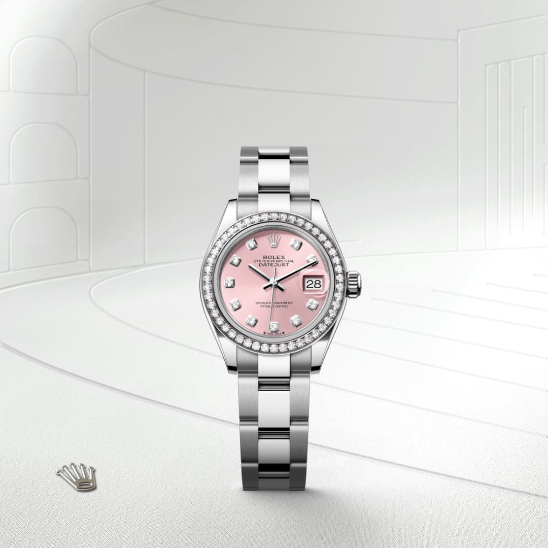 Rolex Lady-Datejust腕錶鑽石、白色黃金及蠔式鋼款，M279384RBR-0004 - 寶鴻堂鐘表