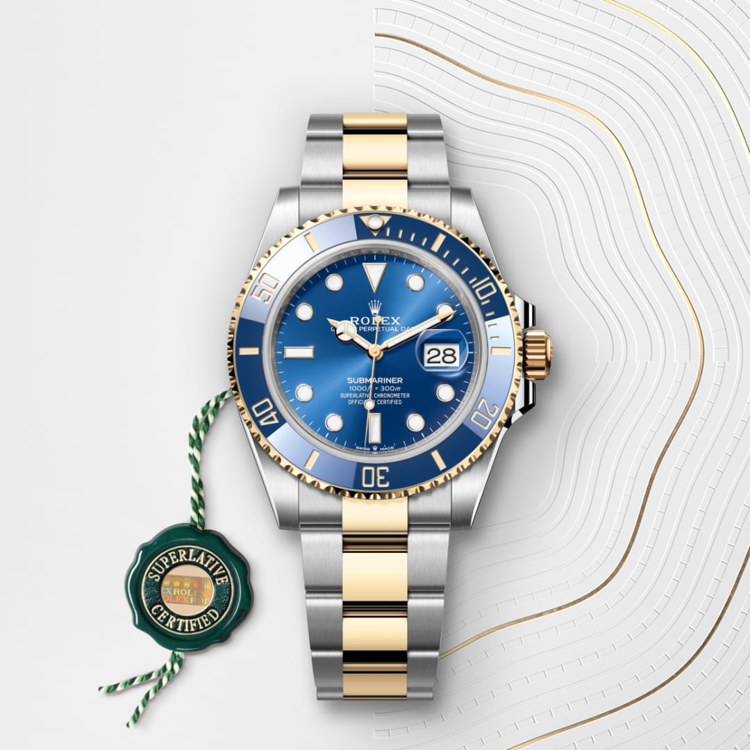 Rolex Submariner Date腕錶黃金及蠔式鋼款，M126613LB-0002 - 寶鴻堂鐘表