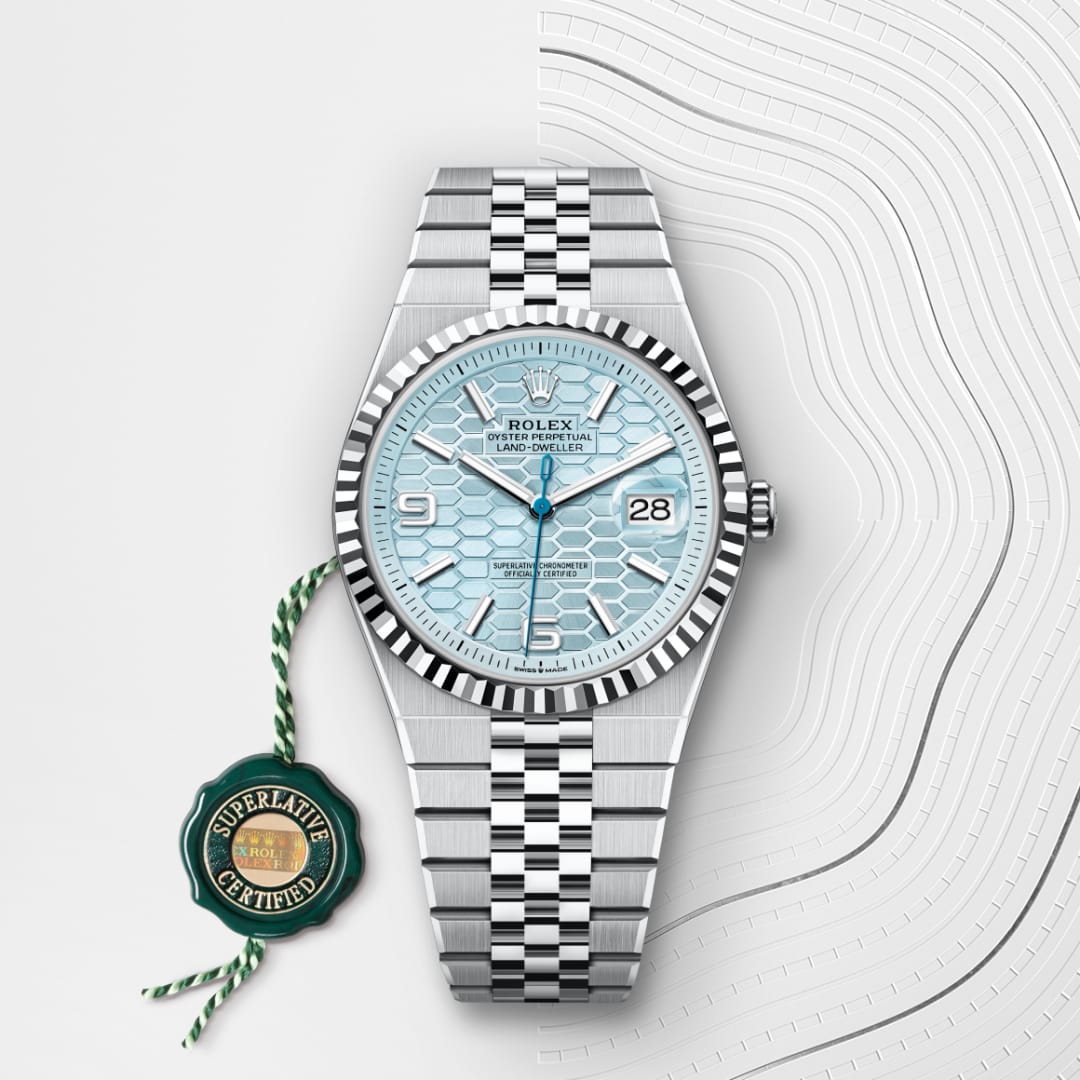 Rolex Land-Dweller腕錶鉑金款，M127336-0001 - 寶鴻堂鐘表