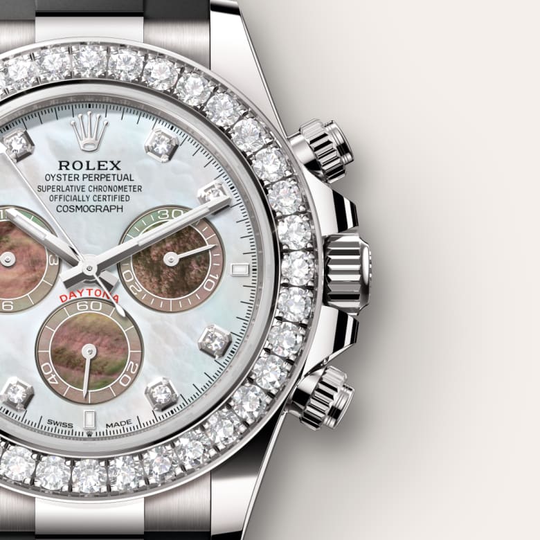 Rolex Cosmograph Daytona腕錶鑽石及白色黃金款，M126589RBR-0001 - 寶鴻堂鐘表