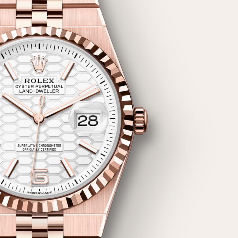 Rolex Land-Dweller腕錶永恒玫瑰金款，M127235-0001 - 寶鴻堂鐘表