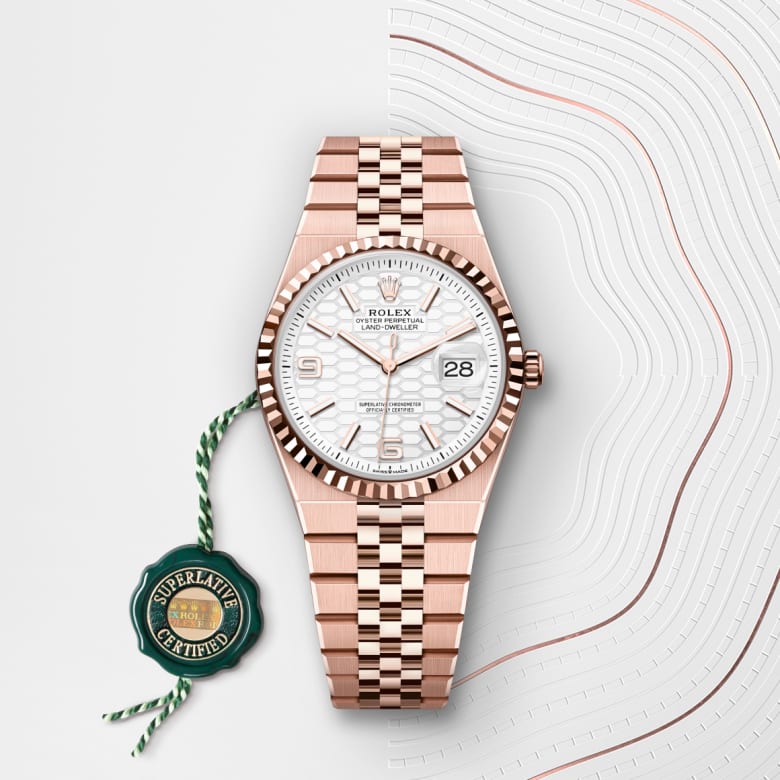 Rolex Land-Dweller腕錶永恒玫瑰金款，M127235-0001 - 寶鴻堂鐘表