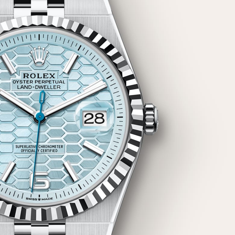 Rolex Land-Dweller腕錶鉑金款，M127336-0001 - 寶鴻堂鐘表