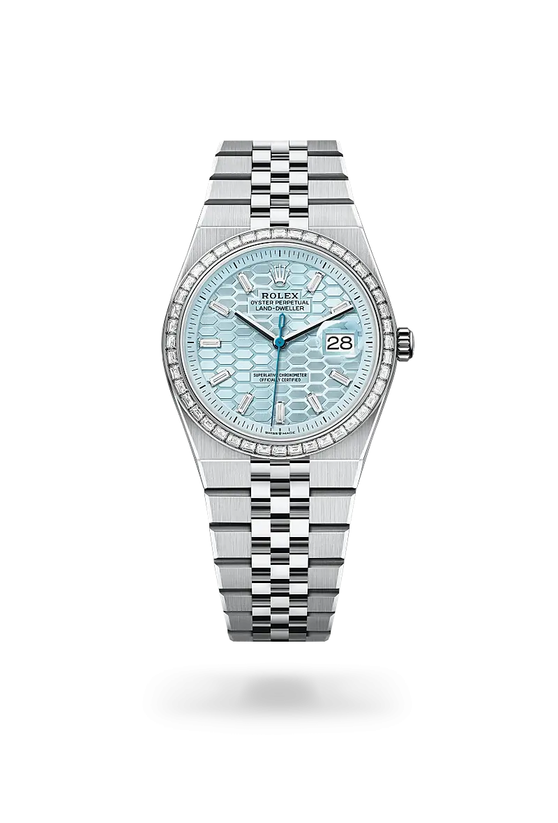 Rolex Land-Dweller腕錶鑽石及鉑金款，M127286TBR-0001 - 寶鴻堂鐘表