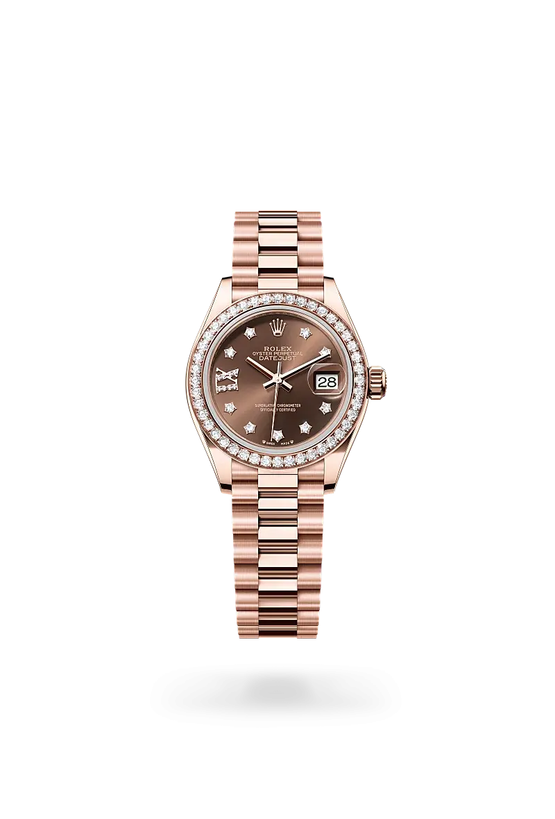 Rolex Lady-Datejust腕錶鑽石及永恒玫瑰金款，M279135RBR-0001 - 寶鴻堂鐘表