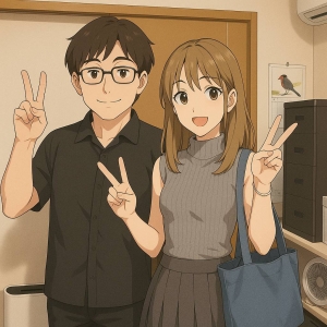 夏の階段、セミとの静かな戦いのアイキャッチ画像