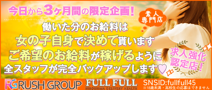 フルフル60分10000円（RUSHグループ）の風俗求人画像