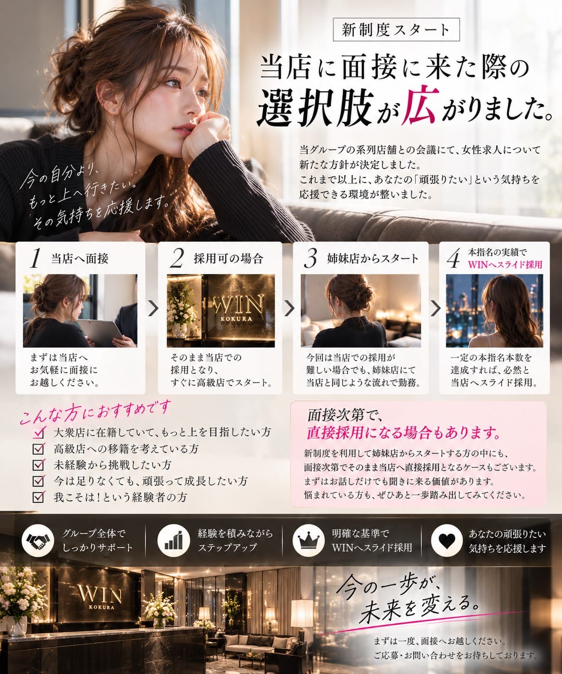 【新制度START】もしWIN採用に届かなくても、“そこで終わり”ではなくなりました。 2026-10-01 21:16:00 | WIN店長ブログ