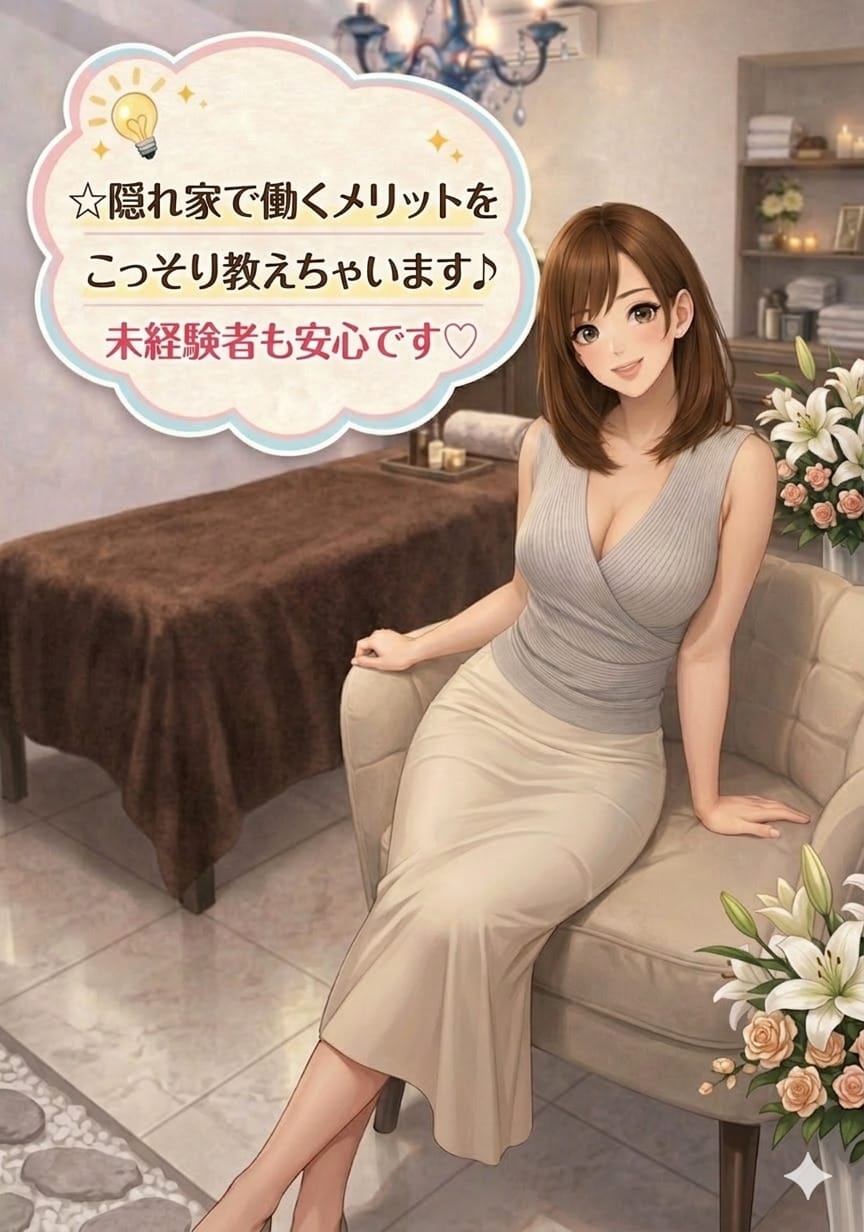 知らないと損かも…隠れ家が働きやすい理由♡ 2026-08-15 21:48:24 | 隠れ家店長ブログ