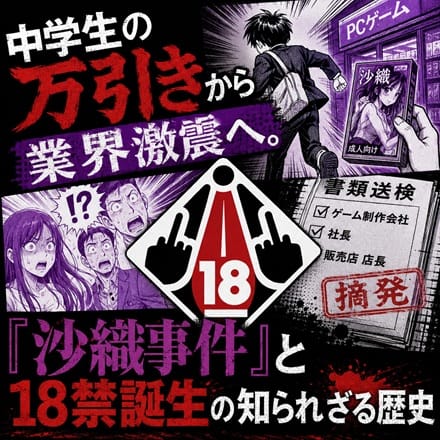 ☆「18禁」はこうして生まれた？1991年『沙織事件』が変えた大人のエロ表現 17:37 - 2026年08月13日 | 恋の胸騒ぎ 今池店店長ブログ