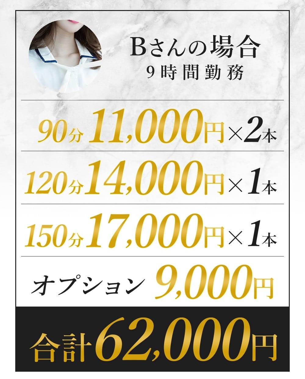 ~ガッツリ稼ぎたい方向け~Richesse　Spa~リシェスパのお給与一例♪ 2025-08-07 17:12:17 | Richesse Spa～リシェスパ～店長ブログ
