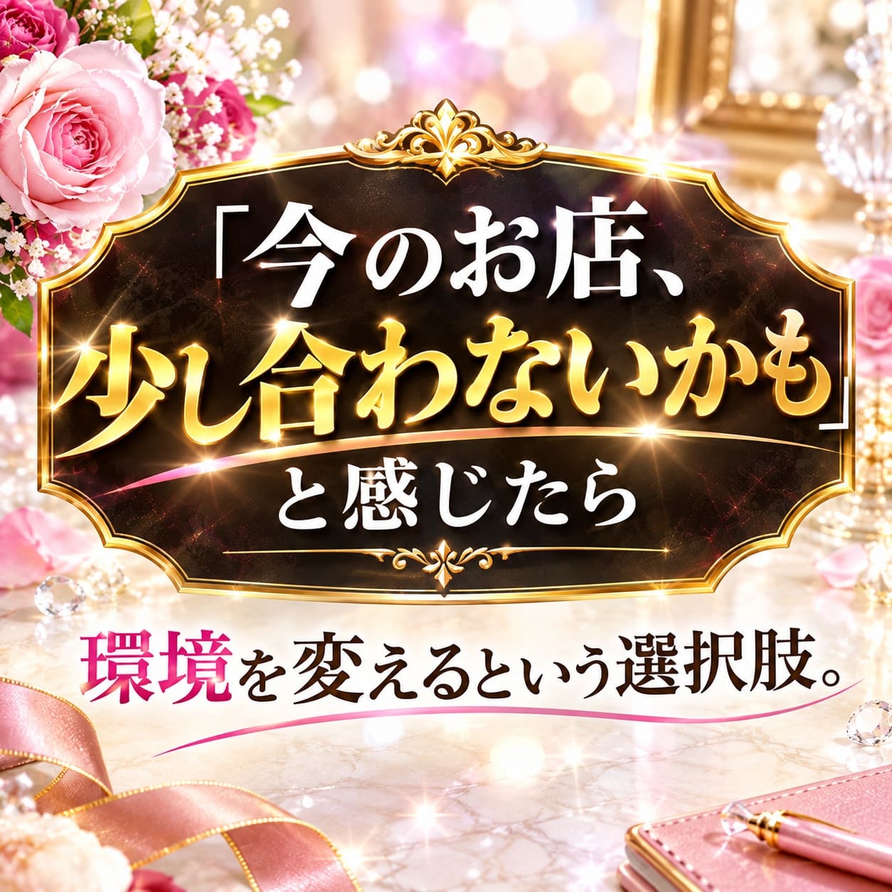 「今のお店、少し合わないかも」と感じたら 2026-10-03 21:43:52 | 人妻in誘惑スイートルーム名古屋錦店～E＋Group～店長ブログ