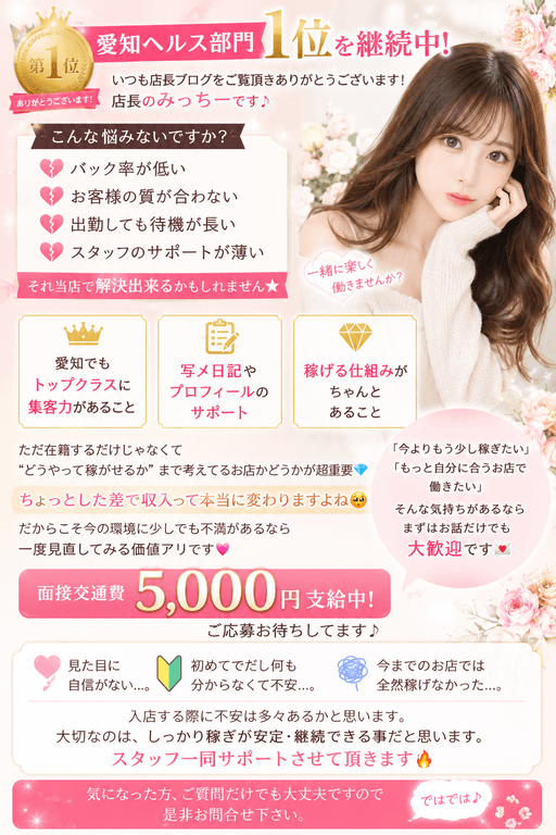 愛知ヘルス部門ダントツでNo1 2026-05-07 23:46:02 | E－BODY（イーボディ）名古屋錦店～E＋Group～店長ブログ