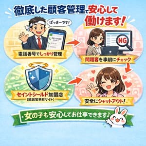 ■徹底した顧客管理で安心して働けます！ 10:20 - 2026年05月07日 | 素人妻御奉仕倶楽部Hip's取手店店長ブログ