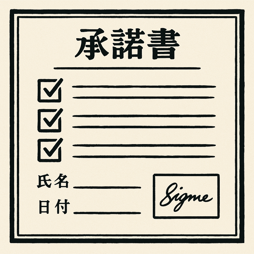 “久留米で唯一”の安心対応！承諾書でしっかり守られるお仕事！ 2025-07-12 11:36:03 | 久留米デリヘル358店長ブログ