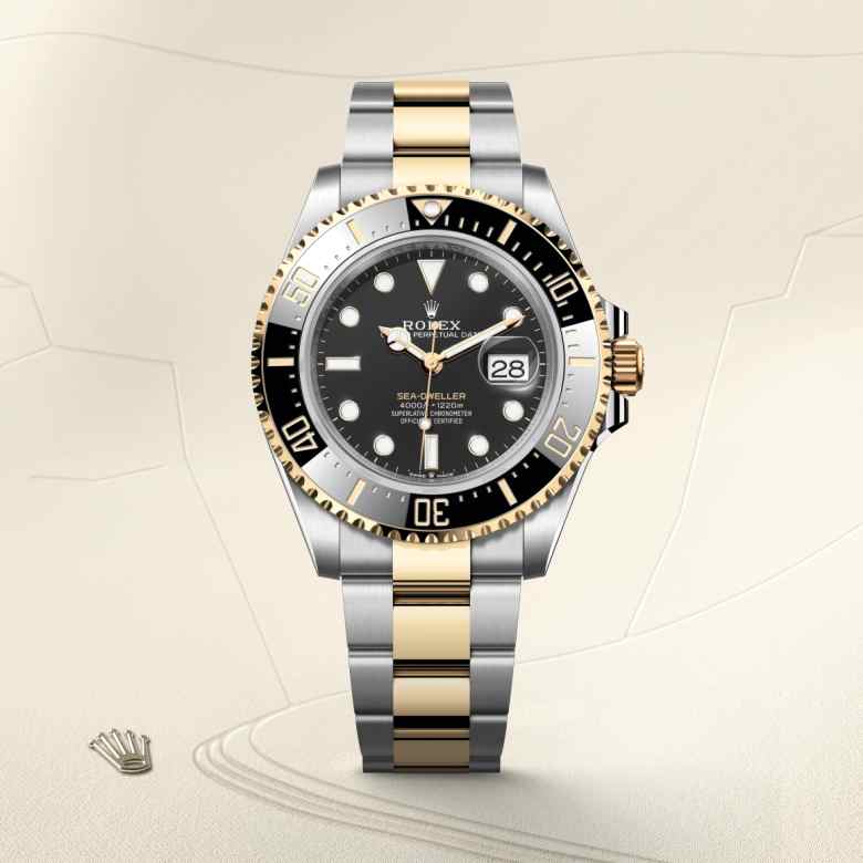 Rolex Sea-Dweller腕錶黃金鋼（蠔式鋼與黃金的組合）款，M126603-0001 - 寶鴻堂鐘表