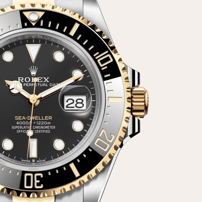 Rolex Sea-Dweller腕錶黃金鋼（蠔式鋼與黃金的組合）款，M126603-0001 - 寶鴻堂鐘表