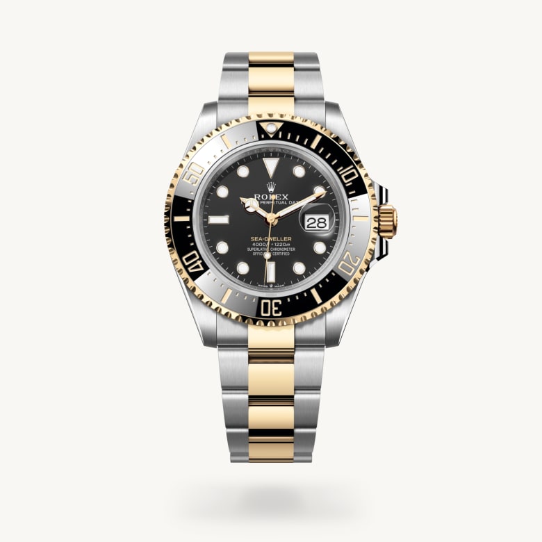 Rolex Sea-Dweller腕錶黃金鋼（蠔式鋼與黃金的組合）款，M126603-0001 - 寶鴻堂鐘表
