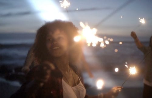 Skewed Vertical Bar Mask