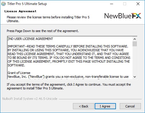 NewBlue社製品 インストール方法：Step 2