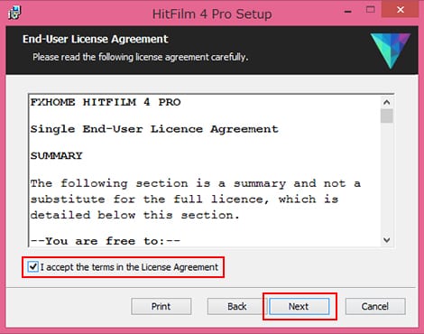 FXHOME社製品インストール方法：Step 2