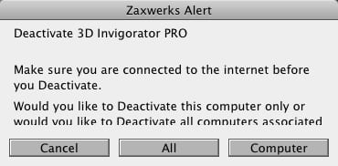 Zaxwerks社製品 ラインセンス認証解除方法：Step 3