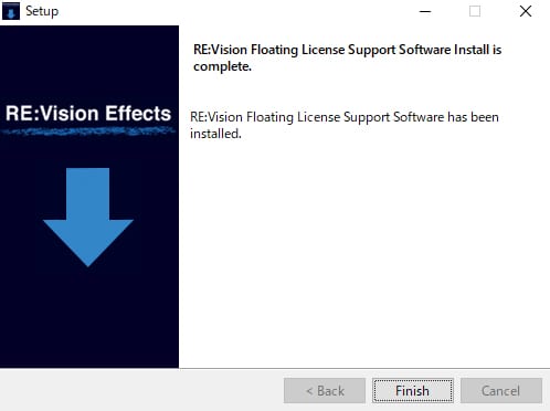 サーバーマシン ライセンスソフトウェアのインストール：Step 5