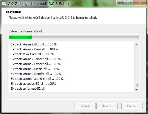 旧バージョン Anima インストール方法：Step 5
