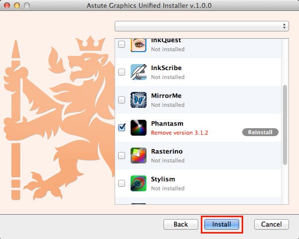 Astute Graphics社製品 アンインストール方法:Step 9