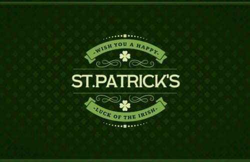 St. Patricks Day V3 Vignette Background