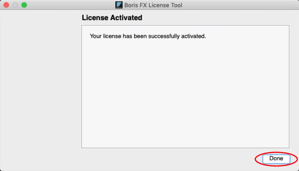 ライセンス認証方法：Step 4