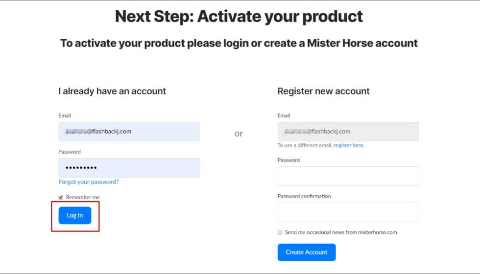 ライセンスの仮登録 & 本登録方法：Step 5