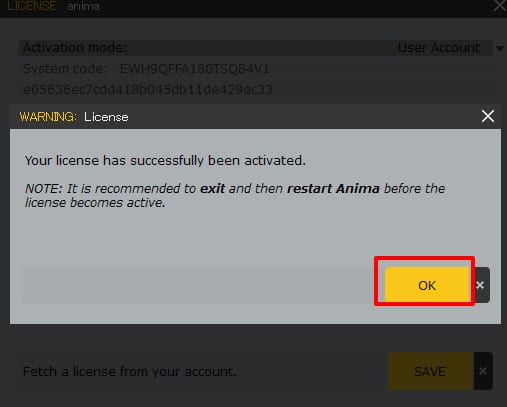 anima 認証方法：Step 5