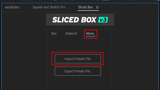 Sliced Box 3 プリセットインストール方法：Step 1