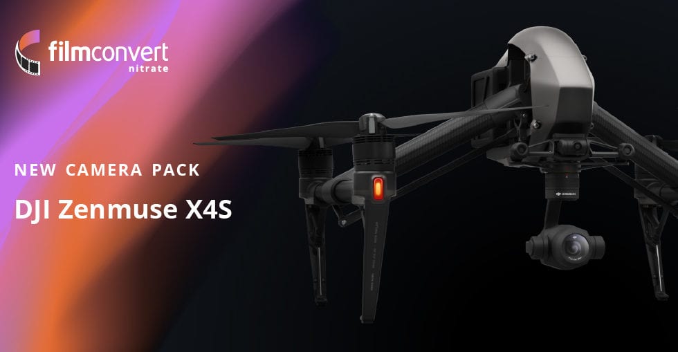 FilmConvert、DJI Zenmuse X4S用Camera Packリリース