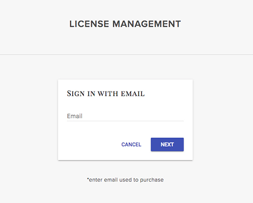 Watchtower ライセンス認証解除方法 (開発元サイトから)：Step 1