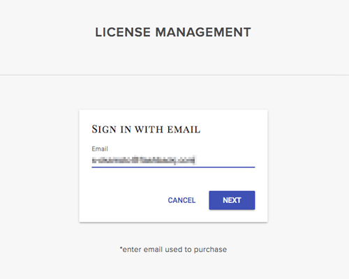 Watchtower ライセンス認証解除方法 (開発元サイトから)：Step 2