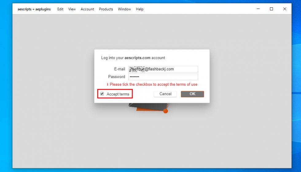 aescripts + aeplugins manager app インストール：Step 3