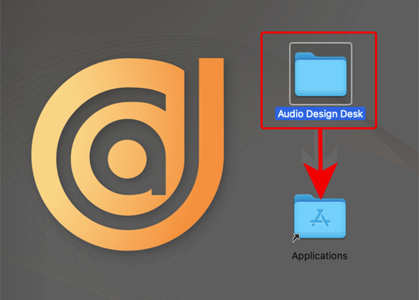 Audio Design Desk インストール方法：Step 3