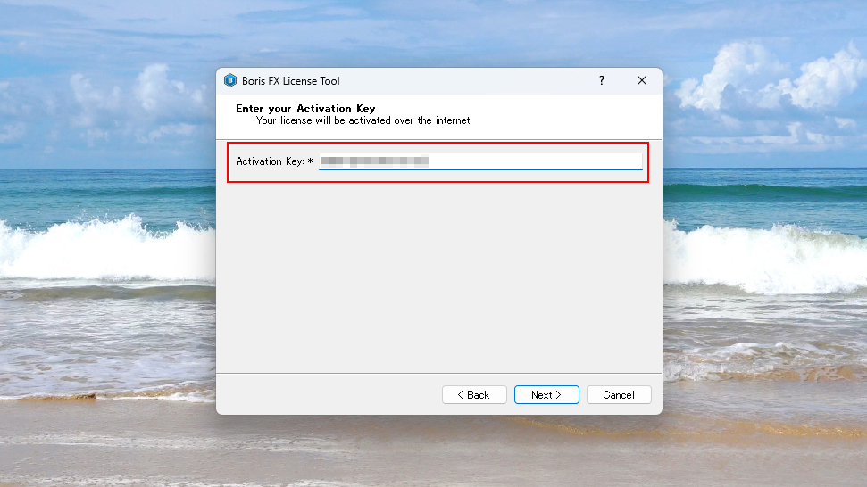 SynthEyes ライセンス認証方法:Step 5