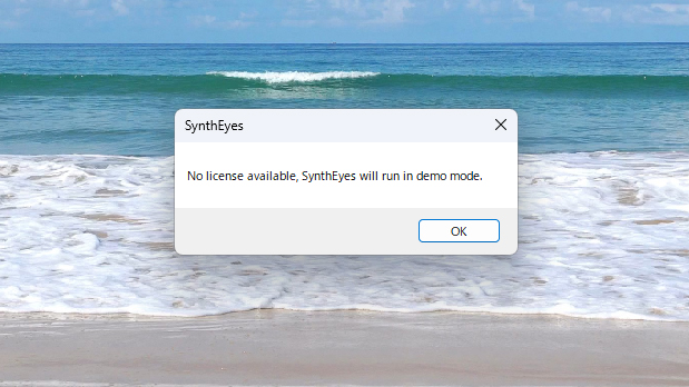SynthEyes ライセンス認証解除方法:Step 2